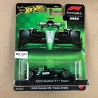 Hot Wheels Premium 2024 Formula 1 KICK Sauber F1 Team #24 Green 1:64 Diecast Car