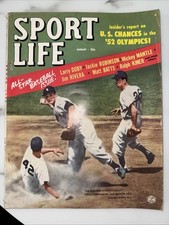 1952 AUGUST SPORT LIFE MAGAZINE - CHICO CARRASQUEL & NELLIE FOX COVER - J 7731