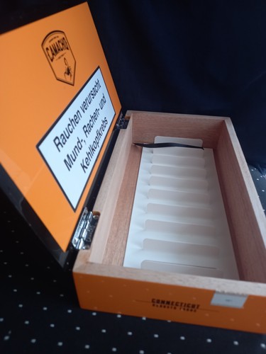 Camacho Connecticut 20 Robusto Tubos Cigars Zigarrenkiste Holz Zigarrenbox - Bild 5 von 6