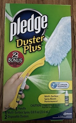 PLEDGE DUSTER PLUS M1 Handle 2 Disposable Dusters 1 Multi-Surface Spray