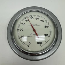 AIRGUIDE Percent Relative Humidity Indicator Barometer Gauge Vintage Excellent