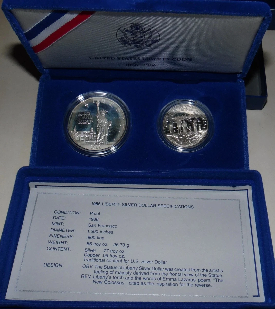 1986 Liberty Silver Dollar for sale | eBay
