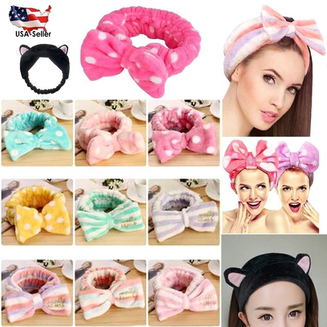 big bow headband for makeup
