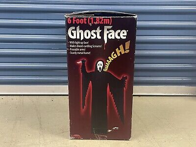 Standing 6 Foot Licensed Ghost Face Prop