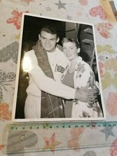 BOBBY McGREGOR AND STELLA MITCHELL, GREAT BRITAIN SWIMMERS, OLD PHOTO