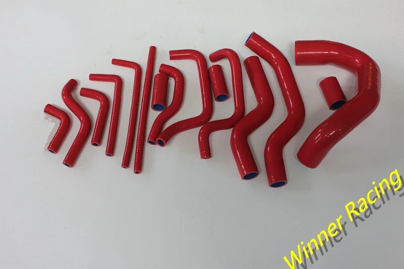 PARA JAGUAR XJS V12 XJ12 5.3L 1976-1996 NEGRO SILICONA RADIADOR Y MANGUERA CALENTADOR Foto 4 de 4