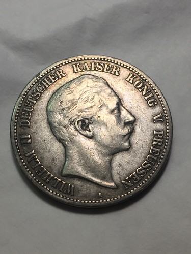 1901 A Prussia 5 Marks - Nice, You Grade It (#Hq92) - Picture 3 of 7