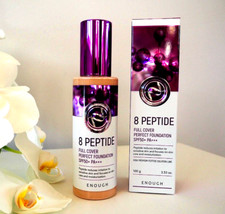 ENOUGH 8 Peptide Full Cover Perfect Foundation SPF50+ PA+++ Shade # 13 100ML