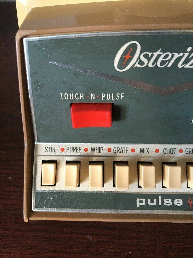 オイスタライザー　ブレンダー　Osterizer pulse matic 10 VINTAGE IMPERIAL OSTERIZER BLENDER PULSE MATIC 10 MODEL 854