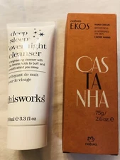 Natura EKOS CASTANHA Hand Cream + This Works Deep Sleep Overnight Cleanser