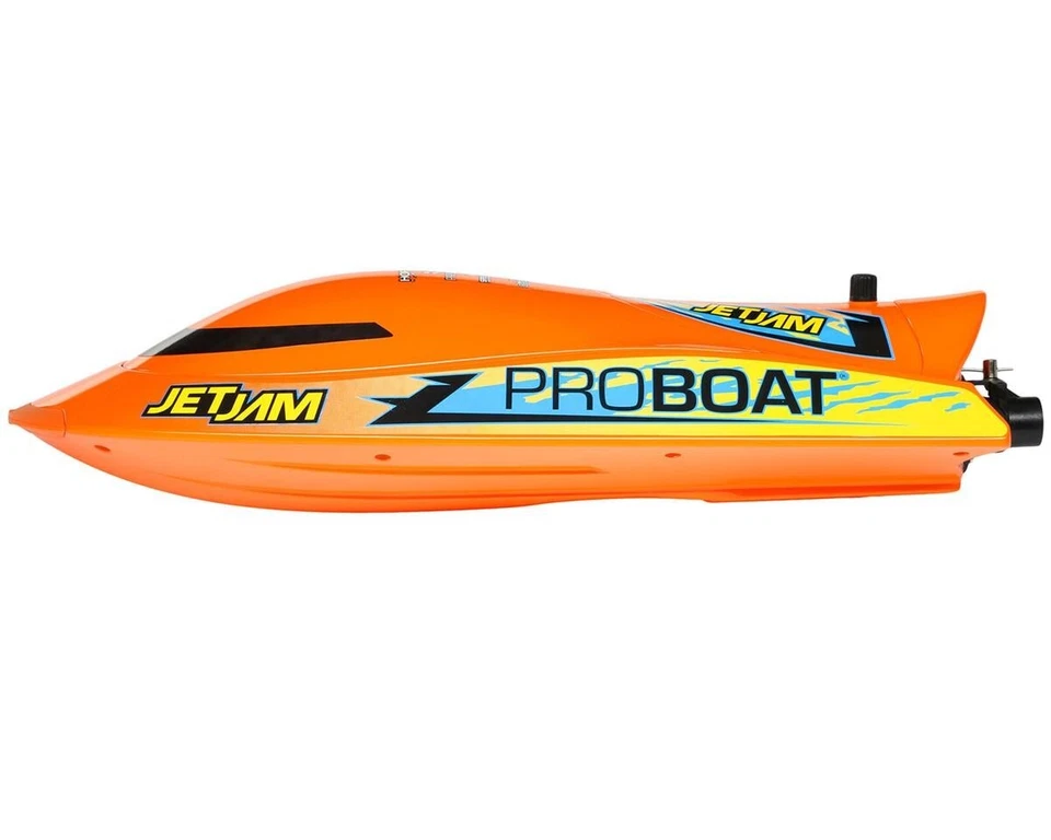 Pro Boat PRB08031V2T1 Jet Jam 12" Self-Righting Pool Racer Brushed RTR Orange - Image 4 of 4