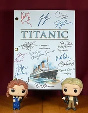 Titanic Script Signed- Autograph Reprints- 153 Pages- Leonardo DiCaprio