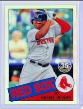 2020 Topps Chrome 1985 Insert #85TC-8 Rafael Devers - Boston Red Sox - MINT