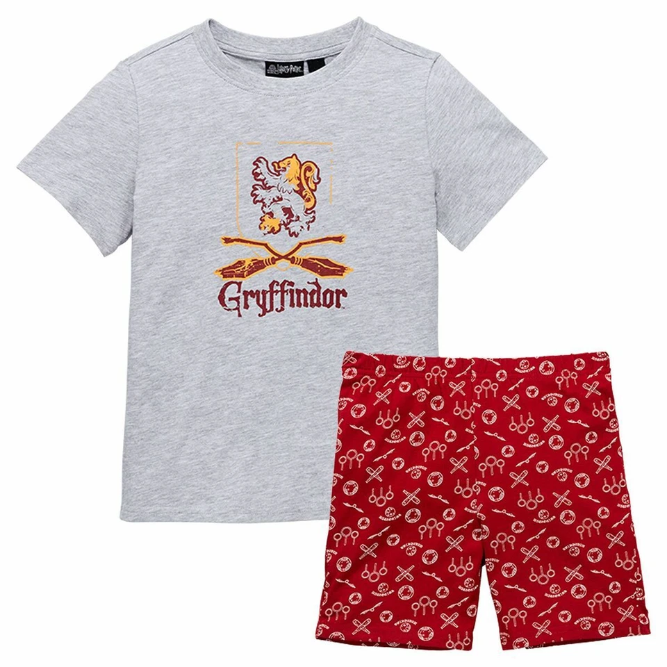 WIZARDING WORLD HARRY POTTER Jungen Shorty Pyjama Schlafanzug NEU