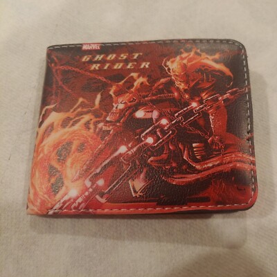 Marvel Ghost Rider Movie  PU Bifold Wallet New 
