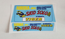 AFX AURORA G Plus Skid Solo Tiger Reproduction Box And Insert Stickers DIE CUT 
