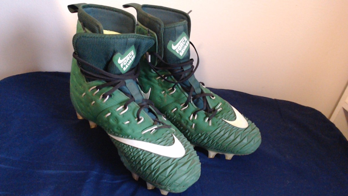 Green Nike Force Football Cleats Men main image 3