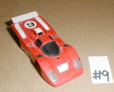 Aurora AFX Ferrari 512M Lighted Flamethrower 1972-1978 HO Slot Car 1799 used 9