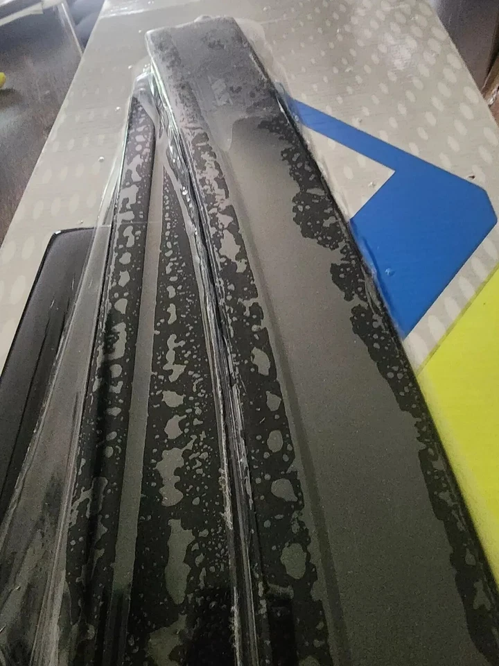 6 Piece Low Profile Rain Guards Vent Visors TapeOn for 2020-2025 Lincoln Corsair - Image 2 of 3