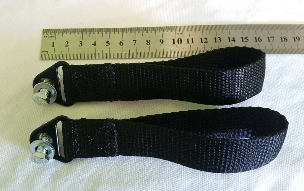 2 race car door pull handle interior grab strap kit car motor sport see