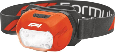 LED Stirnlampe Kopflampe Arbeitsleuchte wasserdicht aufladbar Formula 1 10821