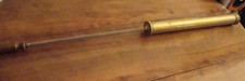 POMPE PULVERISATEUR EN CUIVRE MANCHE EN BOIS TIGE COULISSANTE OUTILS ANCIEN