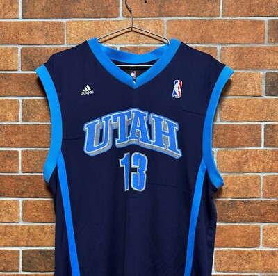 adidas ユタ・ジャズ ユニフォーム UTAH JAZZ #13 MEHMET OKUR TURKEY USA NBA BASKETBALL JERSEY SHIRT
