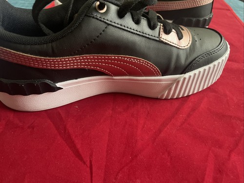 Puma Carina Black with Pink. size US 6-1/2 - Picture 10 of 10