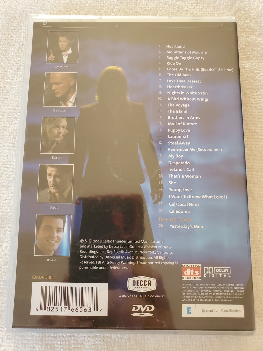 Celtic Thunder~The Show~DVD~2008~Decca~Damian McGinty