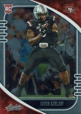 Panini NFL Football Absolute 2020 Carte N°152 Javon Kinlaw Neuf (Mint)