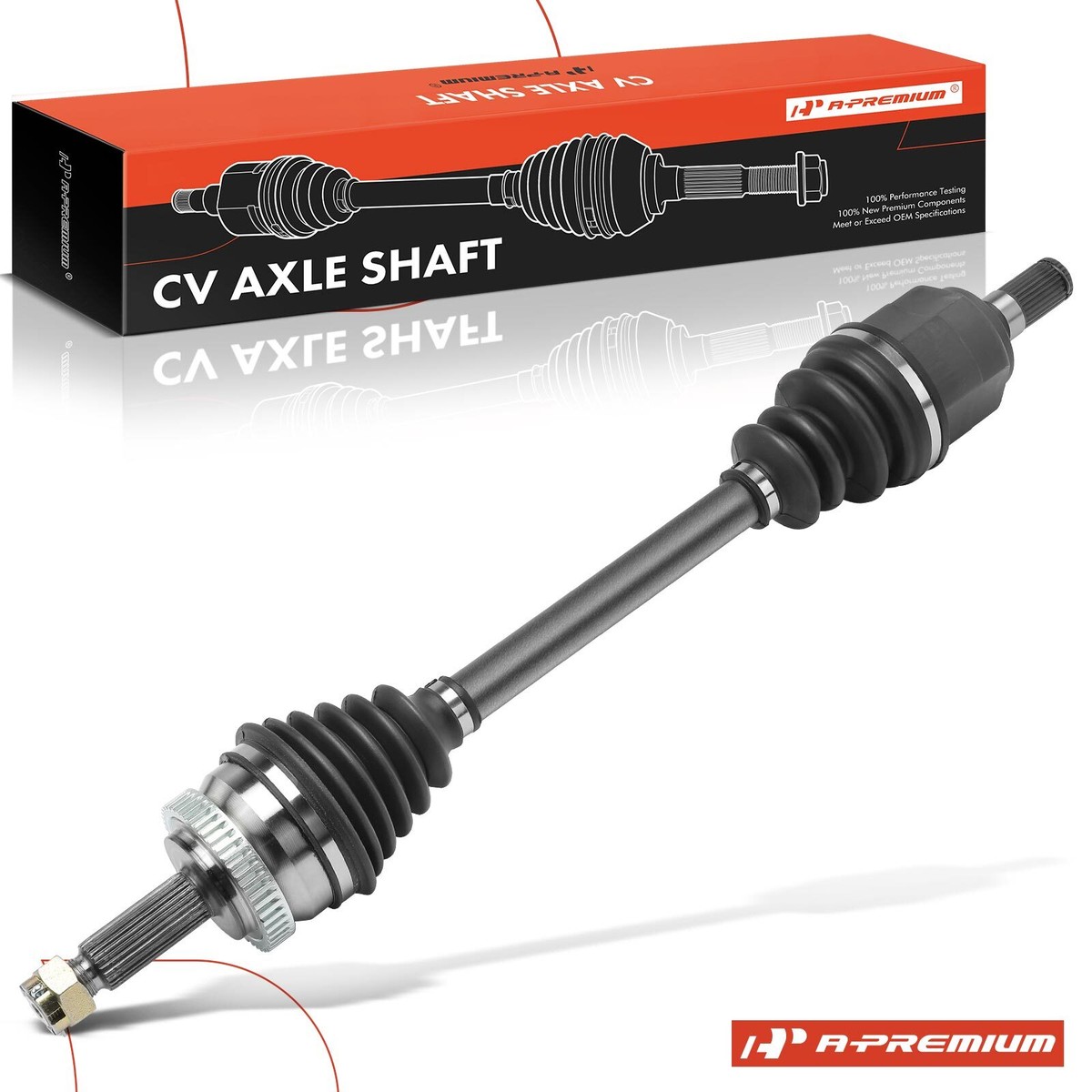 にんたま A-Premium CV Axle Assy w/ABS Ring Front Driver for Kia Optima 2014