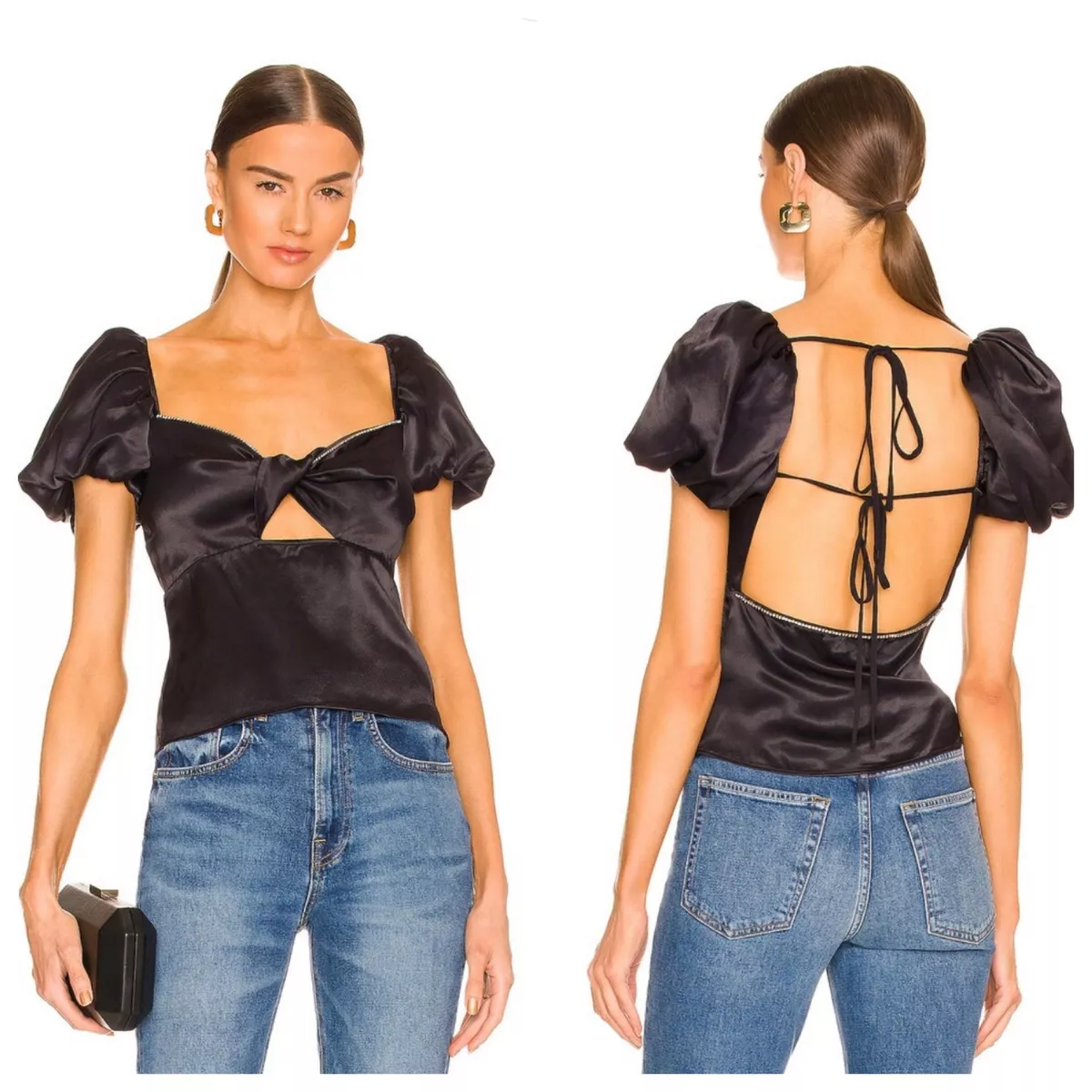 LPA Carmen Top Black Women's Size Small