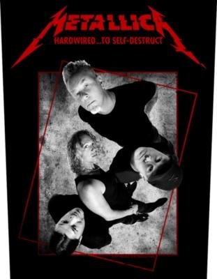 METALLICA RÜCKENAUFNÄHER BACKPATCH # 23 HARDWIRED TO SELF DESTRUCT 36x29cm PATCH