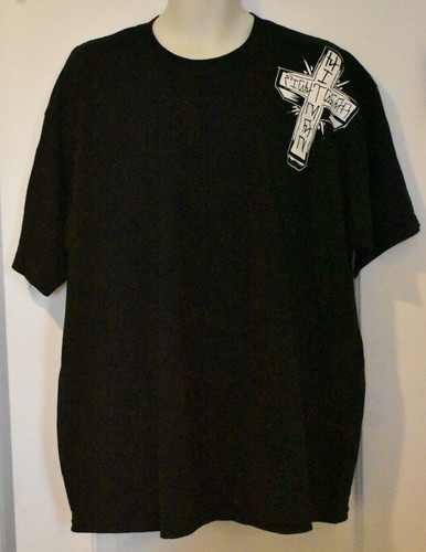 Hitman Fight Gear Cross Black T Shirt Size 2XL MMA