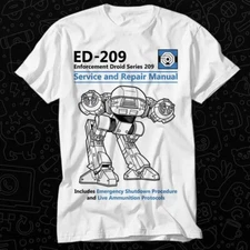 Anatomy of ED-209 Robot Service and Repair Manual T Shirt 483