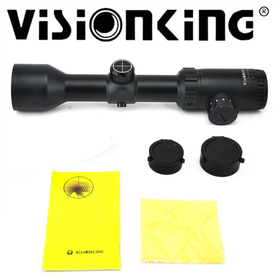 Visionking1.5-6x42 Rifle scope 30mm Illuminated Riflescopes Sight Hunting target - Image 3 of 4