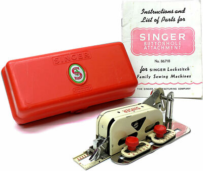 SINGER Knopflocher Apparat 86718 201 Featherweight 221 222 66 15 128 buttonhole