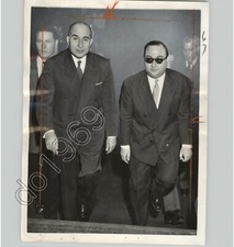 EGYPTIAN Minister MAHMED FAWZI U.N. MIDDLE EAST Politics 1956 Press Photo