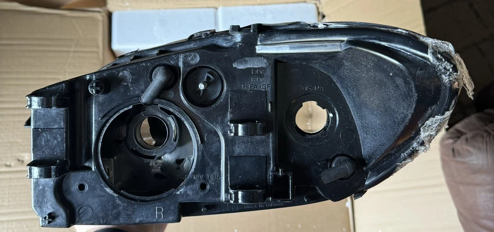 For Toyota Sienna CE/LE/XLE 2004-2005 Headlights Assembly Pair Chrome Housing Foto 4 de 4