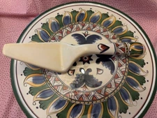 Tabletops Unlimited DERUTA 12" Footed Cake Plate  & Server - New in Box PERFECT