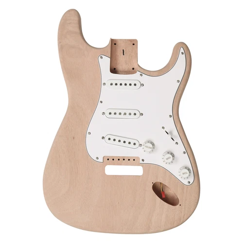 DIY 6 String ST Style Electric Guitar Kits Mahogany Body, Maple Neck Accessories - Picture 7 of 7