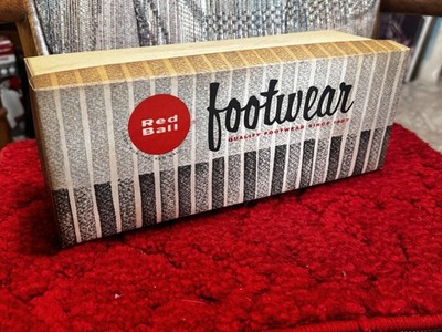 Vintage Shoe Box Red Ball JETS tennis Canvas Basketball Shoes