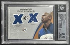 MICHAEL JORDAN BGS 8.5 2002-03 SPX #MJ-W WINNING MATERIALS SP WIZARDS JERSEY