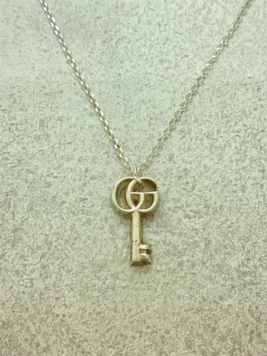 GUCCI collana doppio jeeky SV925 argento con top da donna usata