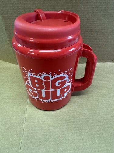 VTG 7-Eleven Red BIG GULP Thermo Serv Insulated Travel Cup Mug 52oz - Picture 3 of 6