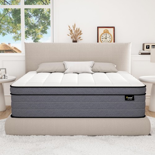 Full Size Mattress - 12 Inch Hybrid Mattress Full Size with Gel Memory Foam a...