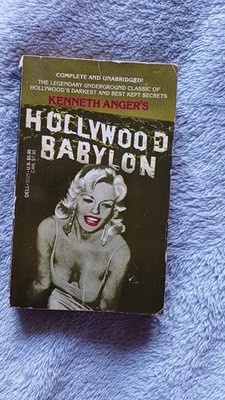 HOLLYWOOD BABYLON by KENNETH ANGER'S year 1975 , binding broken from middle