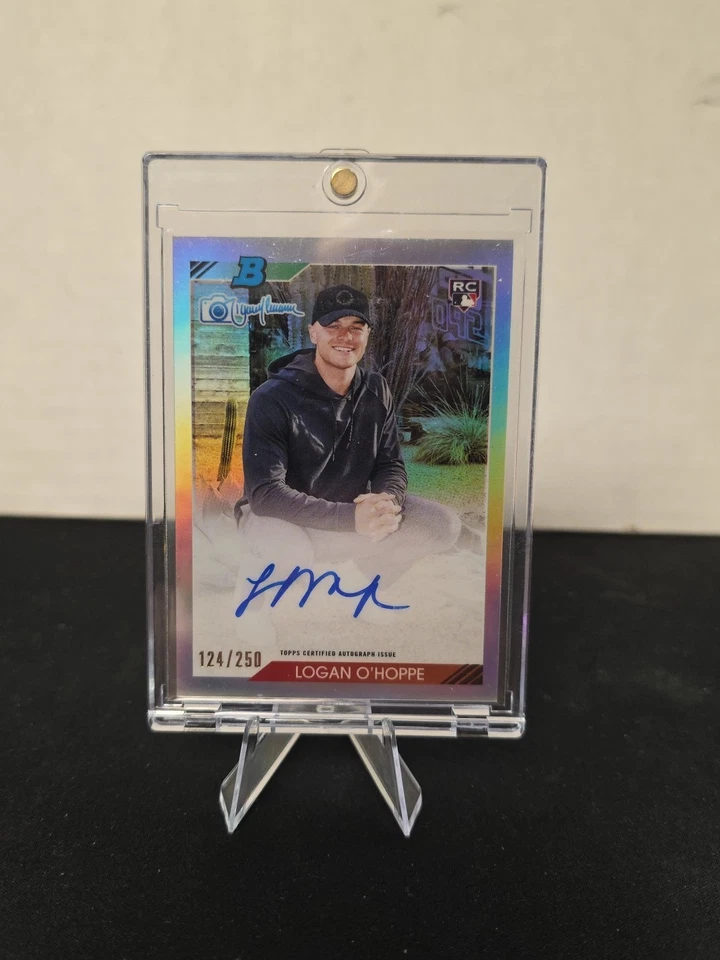 2023 Bowman's Best 1992 Bowman by Randy Johnson Auto's Logan O'Hoppe Refractor - Image 2 of 4