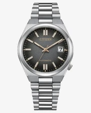 Citizen “TSUYOSA” Black Dial Automatic Stainless Steel Men's Watch NJ0200-50E