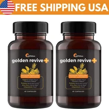 (2 Pack) UpWellness Golden Revive + Joint Support Supplement Featuring Turmeric